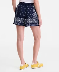 On 34th Women's Bandana-Print Pull-On Shorts, Macy's Exclusive