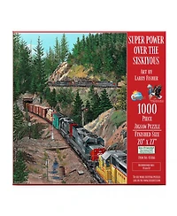 SunsOut Super Power over the Siskiyous 1000 piece Jigsaw Puzzle for Adults