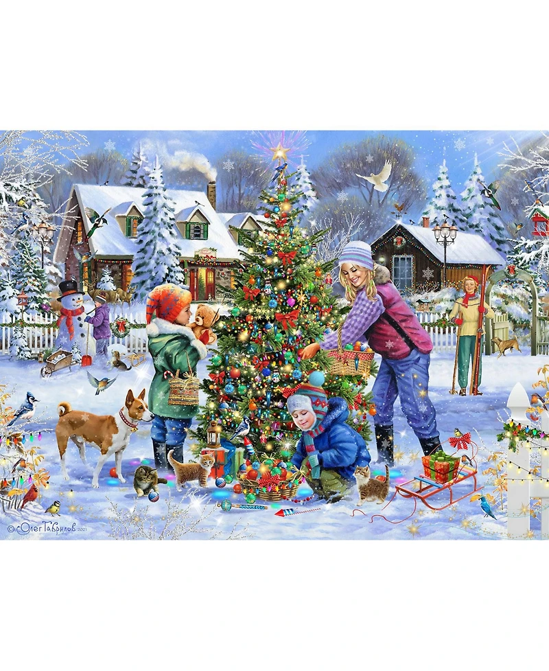 SunsOut Dressing the Tree 1000 piece Jigsaw Puzzle for Adults