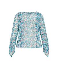 City Chic Women's Lidia Print Top