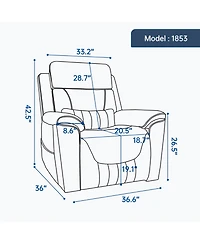 Streamdale Furniture Power Lift Recliner, 350 Lbs