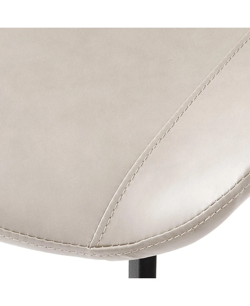 Streamdale Furniture Modern Faux Leather Dining Chairs - 4PCS