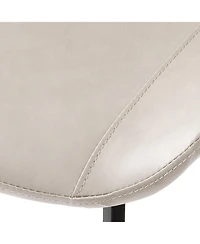 Streamdale Furniture Modern Faux Leather Dining Chairs - 4PCS