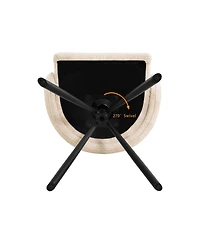 Streamdale Furniture Swivel Upholstered Chairs (Set of 2