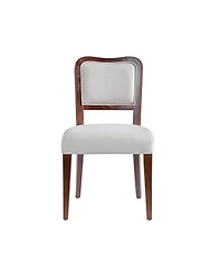 Streamdale Furniture Walnut Upholstered Dining Chairs (Set of 2)
