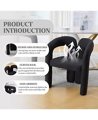 Streamdale Furniture Velvet Accent Dining Chair Set of 2