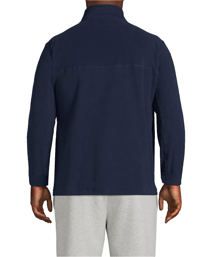 Lands' End Big & Tall Anyweather Fleece Quarter Zip Pullover