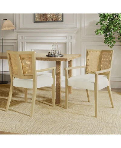 Streamdale Furniture Arm Dining Chair Set of 2
