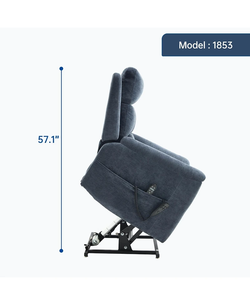 Streamdale Furniture Power Lift Recliner w/ Massage & Heat