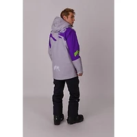 Men's After party Jacket Grey & Purple