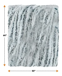 Cheer Collection Shaggy Throw, 50" x 60"