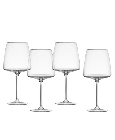 Zwiesel Glas Sensa Crystal Burgundy Wine Glasses, Set of 4