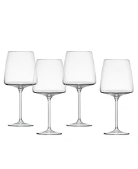 Zwiesel Glas Sensa Crystal Burgundy Wine Glasses, Set of 4