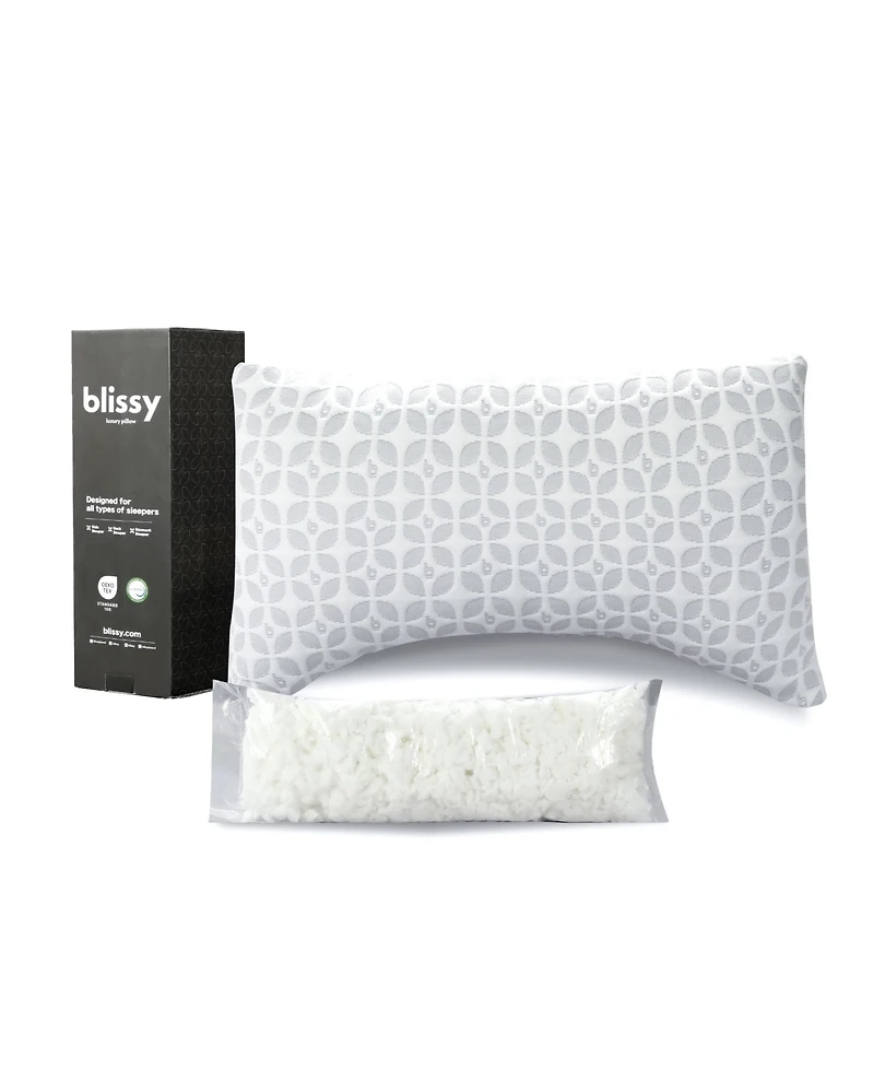 Blissy Signature Crescent Adjustable Pillow