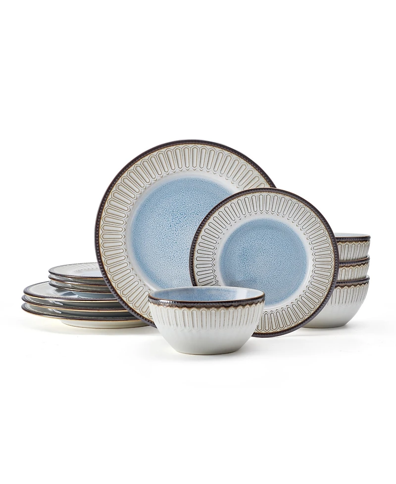 Pfaltzgraff Clara 12-Pc Dinnerware Set, Service for 4