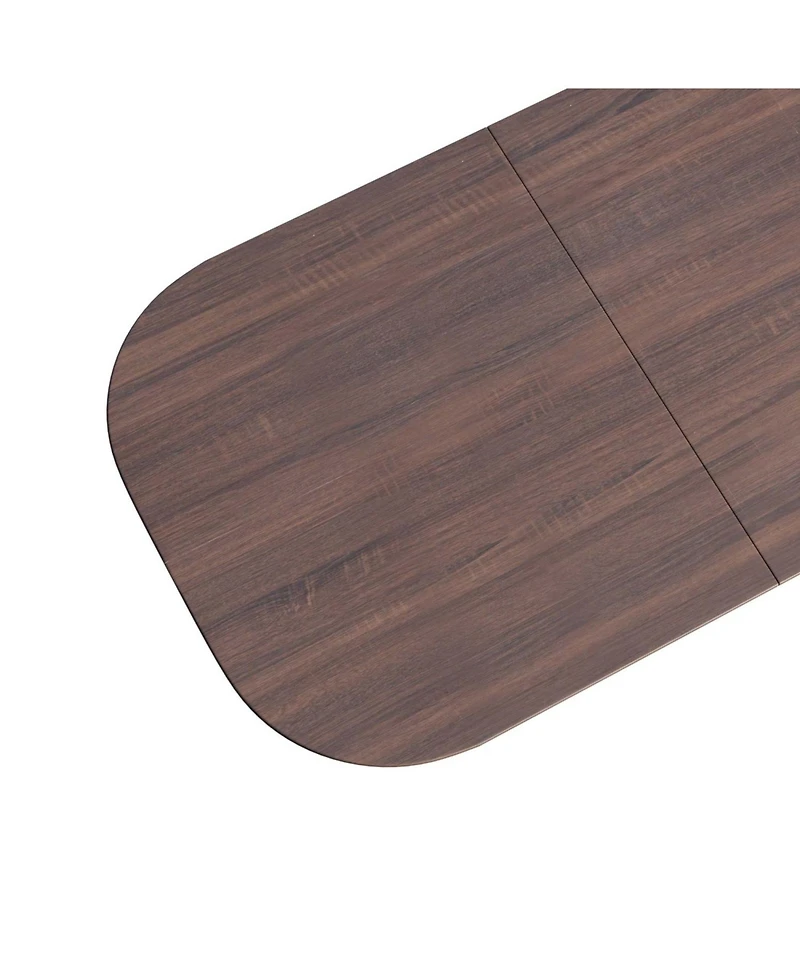 Streamdale Furniture 63" Brown Mdf Dining Table (4-8 Person)