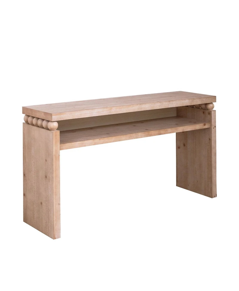Streamdale Furniture Rustic Console Table with Shelf