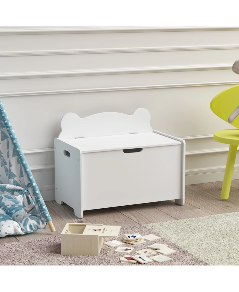 Streamdale Furniture Kids Wooden Toy Box - White