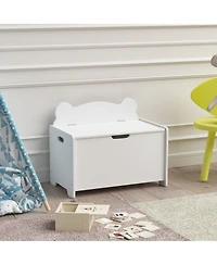 Streamdale Furniture Kids Wooden Toy Box - White