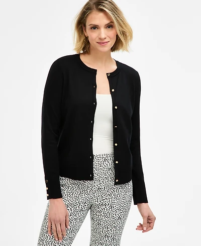 Jm Collection Women's Cropped Cardigan Sweater, Macy's Exclusive