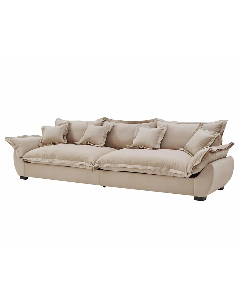 Streamdale Furniture Streamdale Modular Sectional Sofa with Storage, Light Khaki