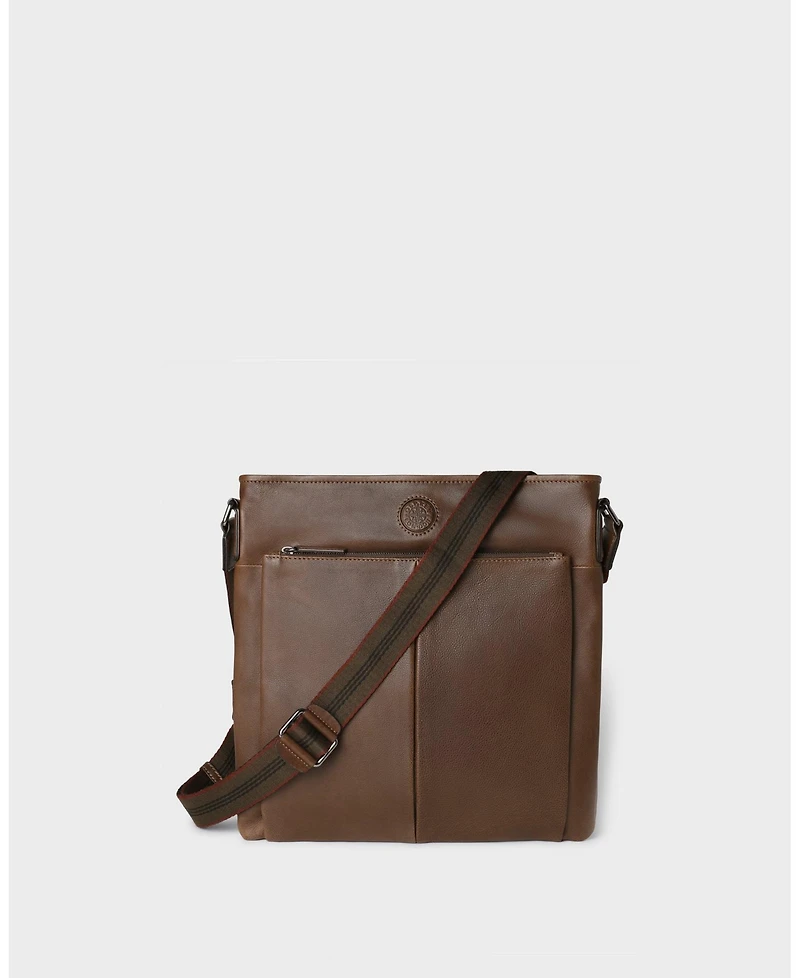 Osprey London The Compass Leather Crossbody Bag