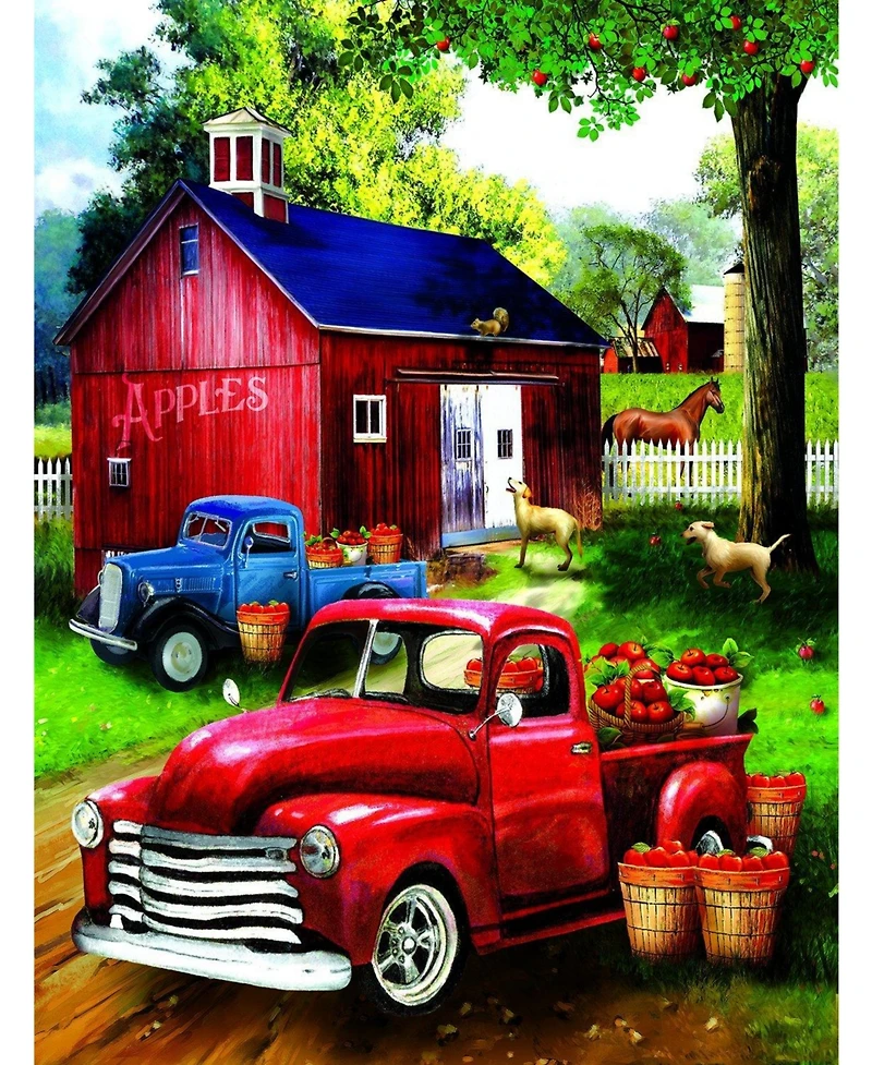 SunsOut Apples for Sale 300 piece Jigsaw Puzzle for Adults