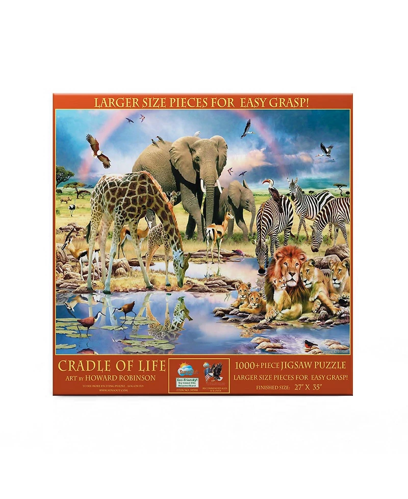 SunsOut Cradle of Life 1000 piece Jigsaw Puzzle for Adults Large Pieces