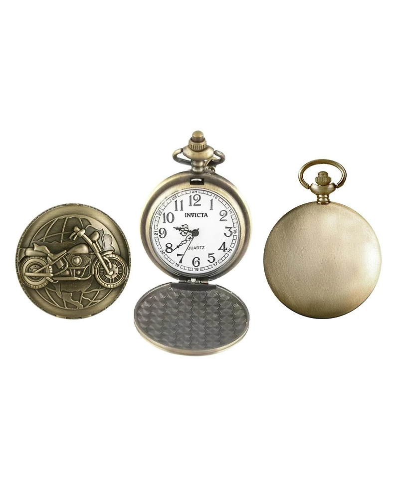 Invicta Men's Vintage Quartz 2 Hand White Dial Watch