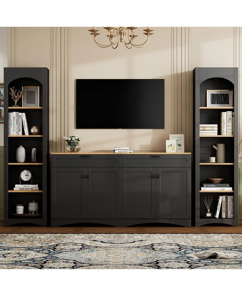 Streamdale Furniture Farmhouse Entertainment Center for 70