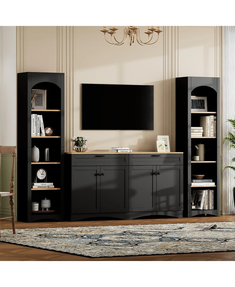 Streamdale Furniture Farmhouse Entertainment Center for 70