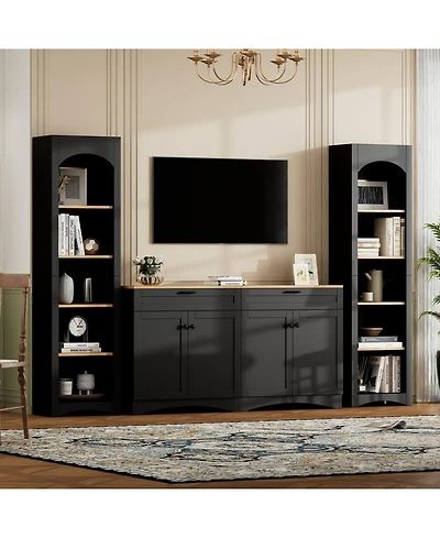 Streamdale Furniture Farmhouse Entertainment Center for 70