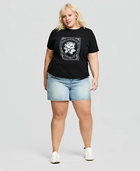 And Now This Trendy Plus Size Graphic Print Cotton T-Shirt, Macy's Exclusive