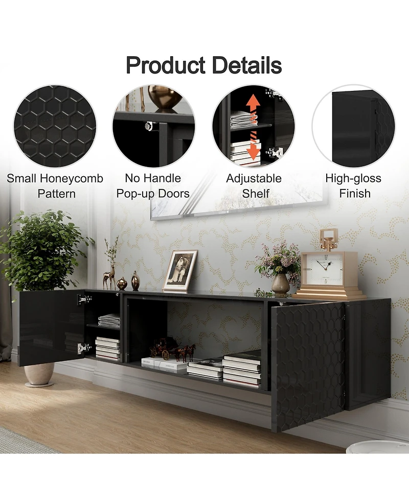 Slickblue Laundry Basket with Wheels Rolling Laundry Hamper with Blanket Storage