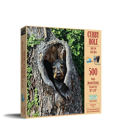 SunsOut Cubby Hole 500 piece Jigsaw Puzzle for Adults