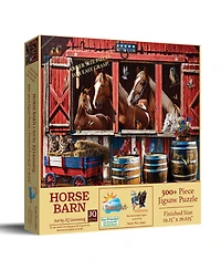 Horse Barn 500 piece Jigsaw Puzzle for Adults Large Pieces