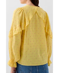 Scalpers Women's Foil Color Shirt