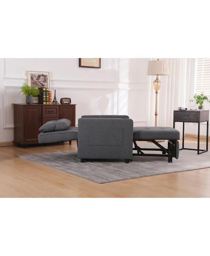 Streamdale Furniture 3-in-1 Convertible Sleeper Chair Bed