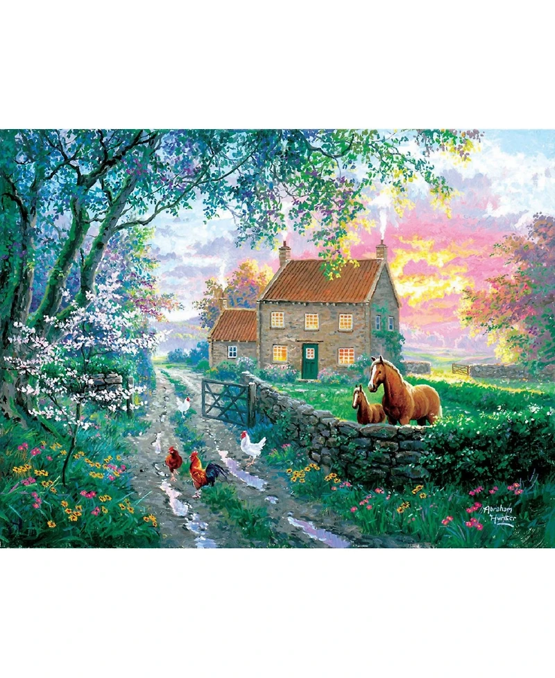 SunsOut English Farm Life 500 piece Jigsaw Puzzle for Adults