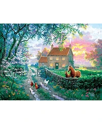 SunsOut English Farm Life 500 piece Jigsaw Puzzle for Adults