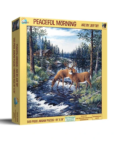SunsOut Peaceful Morning 500 piece Jigsaw Puzzle for Adults
