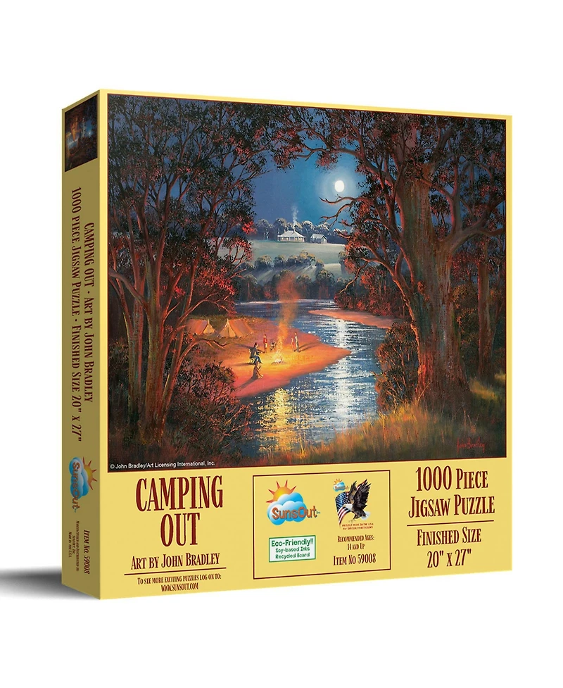 SunsOut Camping Out 1000 piece Jigsaw Puzzle for Adults