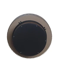 Streamdale Furniture 31.5" Round Walnut Coffee Table with Storage