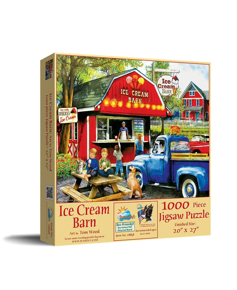 SunsOut The Ice Cream Barn 1000-piece Jigsaw Puzzle for Adults