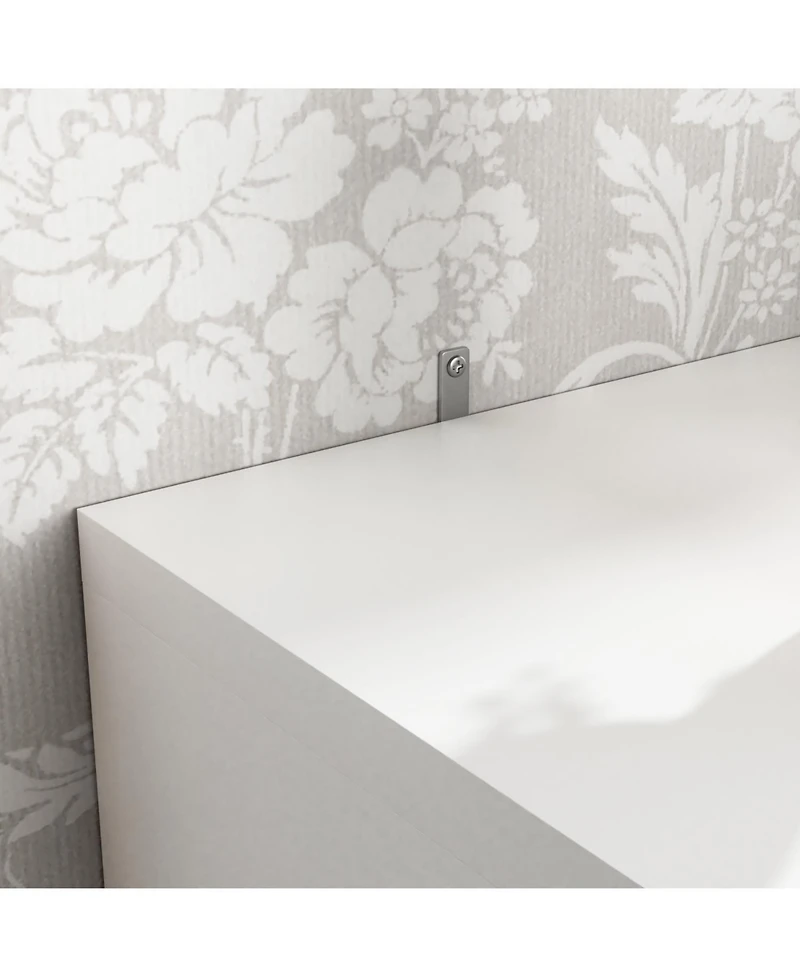 Streamdale Furniture 6 Drawer Storage Cabinet Wood Dresser Clothes Organizer White