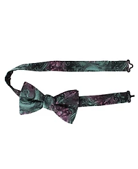Trafalgar Men's The Arcane Storm Silk Novelty Bow Tie