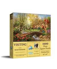 SunsOut Visiting 1000 piece Jigsaw Puzzle for Adults