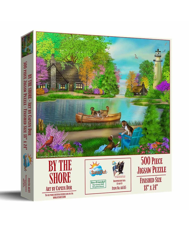 SunsOut By the Shore 500 piece Jigsaw Puzzle for Adults