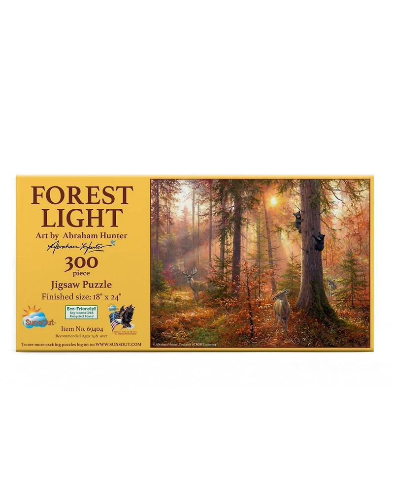 SunsOut Forest Light 300 piece Jigsaw Puzzle for Adults
