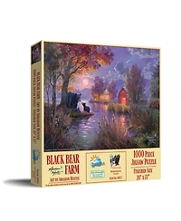 SunsOut Black Bear Farm 1000 piece Jigsaw Puzzle for Adults